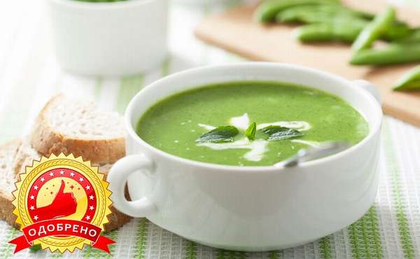 Зеленый крем суп