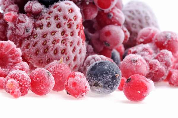 Ягоды и фрукты глубокой заморозки Фото