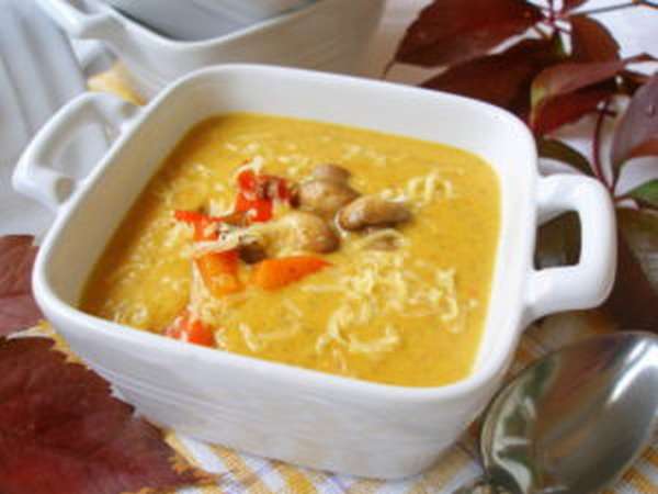 Овощной суп-пюре с тыквой