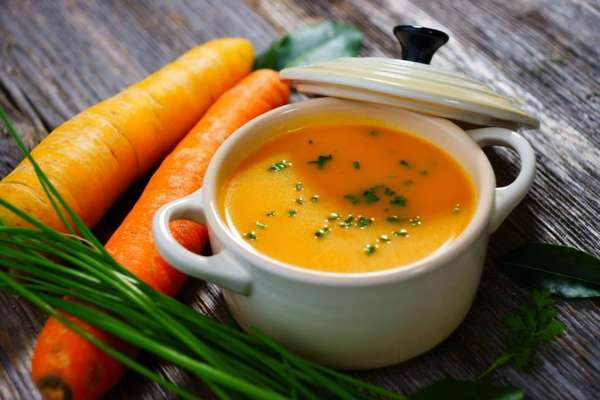 Что приготовить с морковным соком - суп пюре