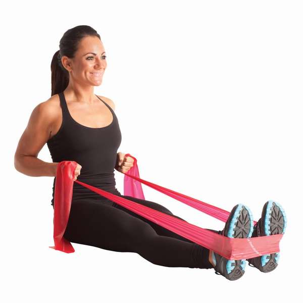 Упражнения для ног с эспандером для женщин в домашних условиях