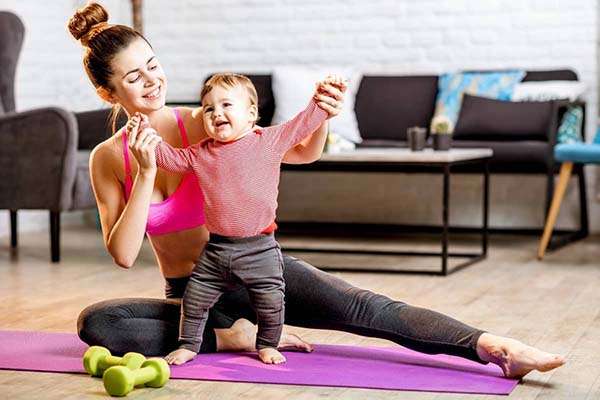 Тренировки для молодых мам